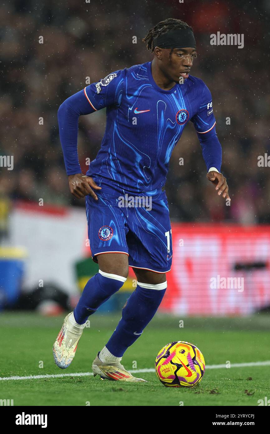 Southampton, Royaume-Uni. 4 décembre 2024. Noni Madueke de Chelsea lors du match de premier League au St Mary's Stadium, Southampton. Le crédit photo devrait se lire : Paul Terry/Sportimage crédit : Sportimage Ltd/Alamy Live News Banque D'Images