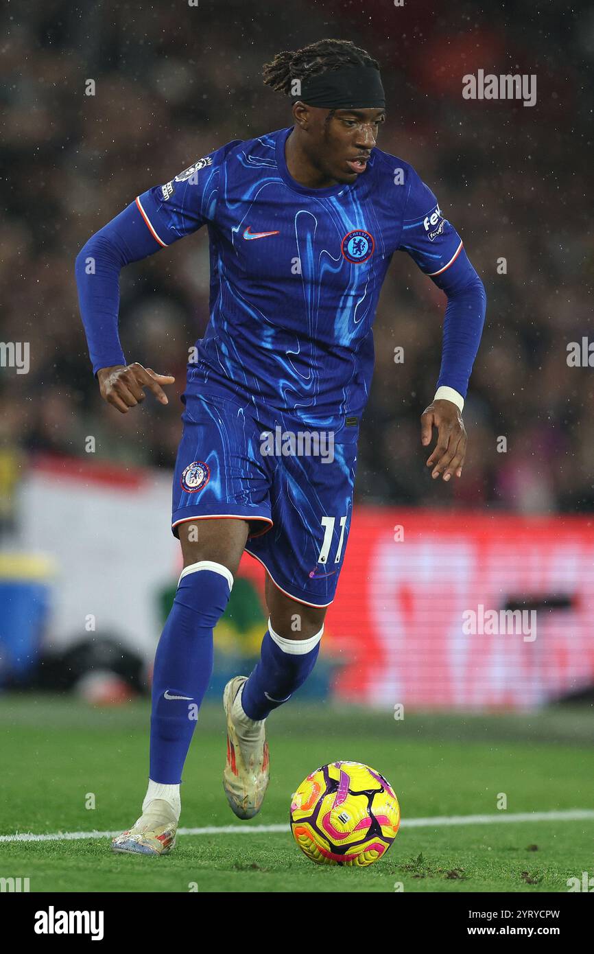 Southampton, Royaume-Uni. 4 décembre 2024. Noni Madueke de Chelsea lors du match de premier League au St Mary's Stadium, Southampton. Le crédit photo devrait se lire : Paul Terry/Sportimage crédit : Sportimage Ltd/Alamy Live News Banque D'Images