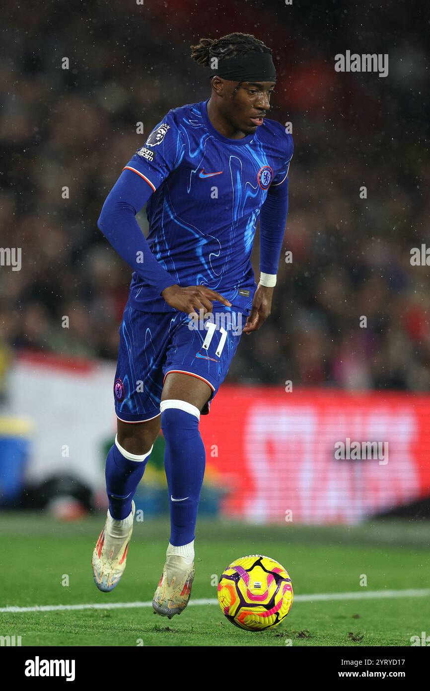 Southampton, Royaume-Uni. 4 décembre 2024. Noni Madueke de Chelsea lors du match de premier League au St Mary's Stadium, Southampton. Le crédit photo devrait se lire : Paul Terry/Sportimage crédit : Sportimage Ltd/Alamy Live News Banque D'Images