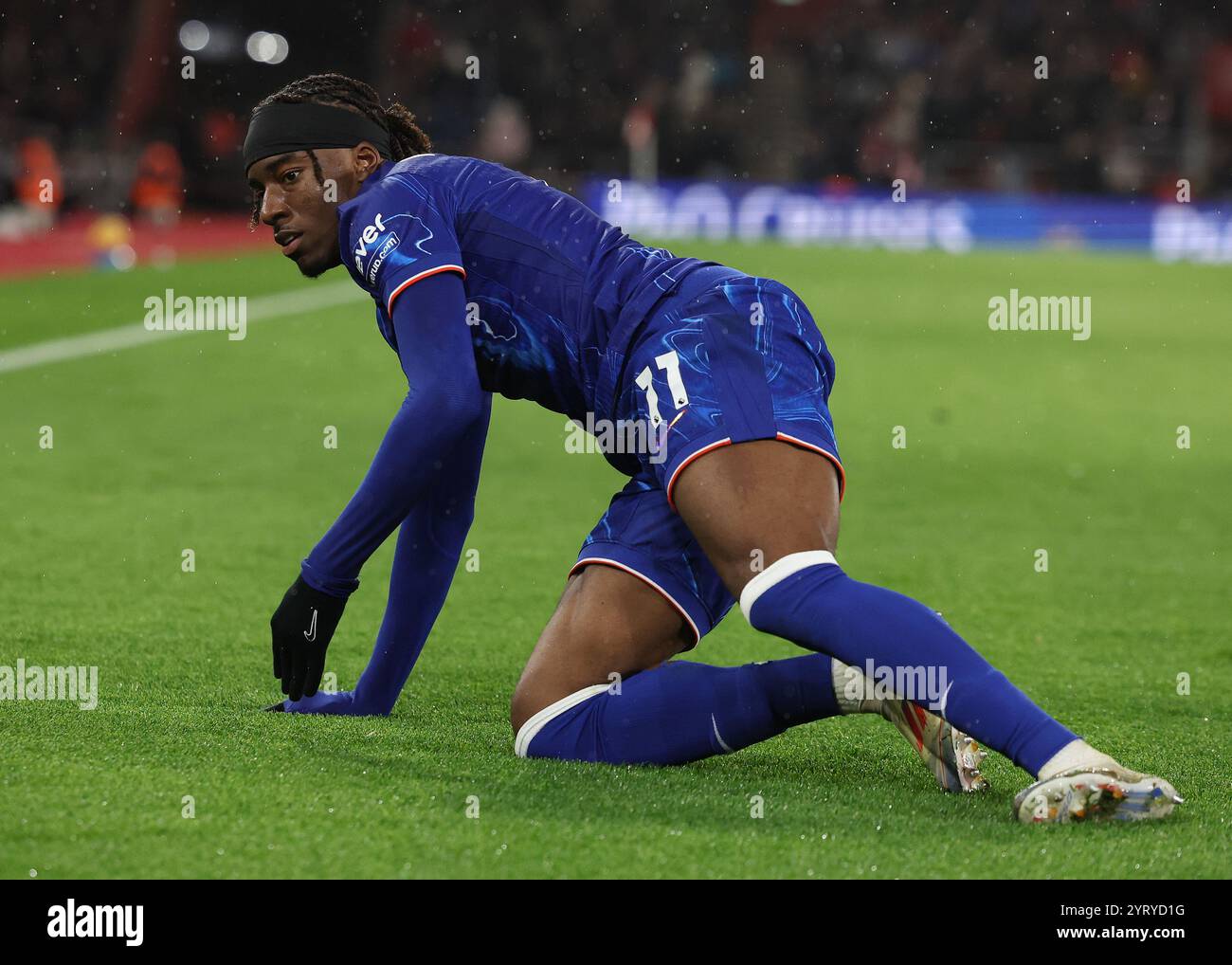 Southampton, Royaume-Uni. 4 décembre 2024. Noni Madueke de Chelsea lors du match de premier League au St Mary's Stadium, Southampton. Le crédit photo devrait se lire : Paul Terry/Sportimage crédit : Sportimage Ltd/Alamy Live News Banque D'Images