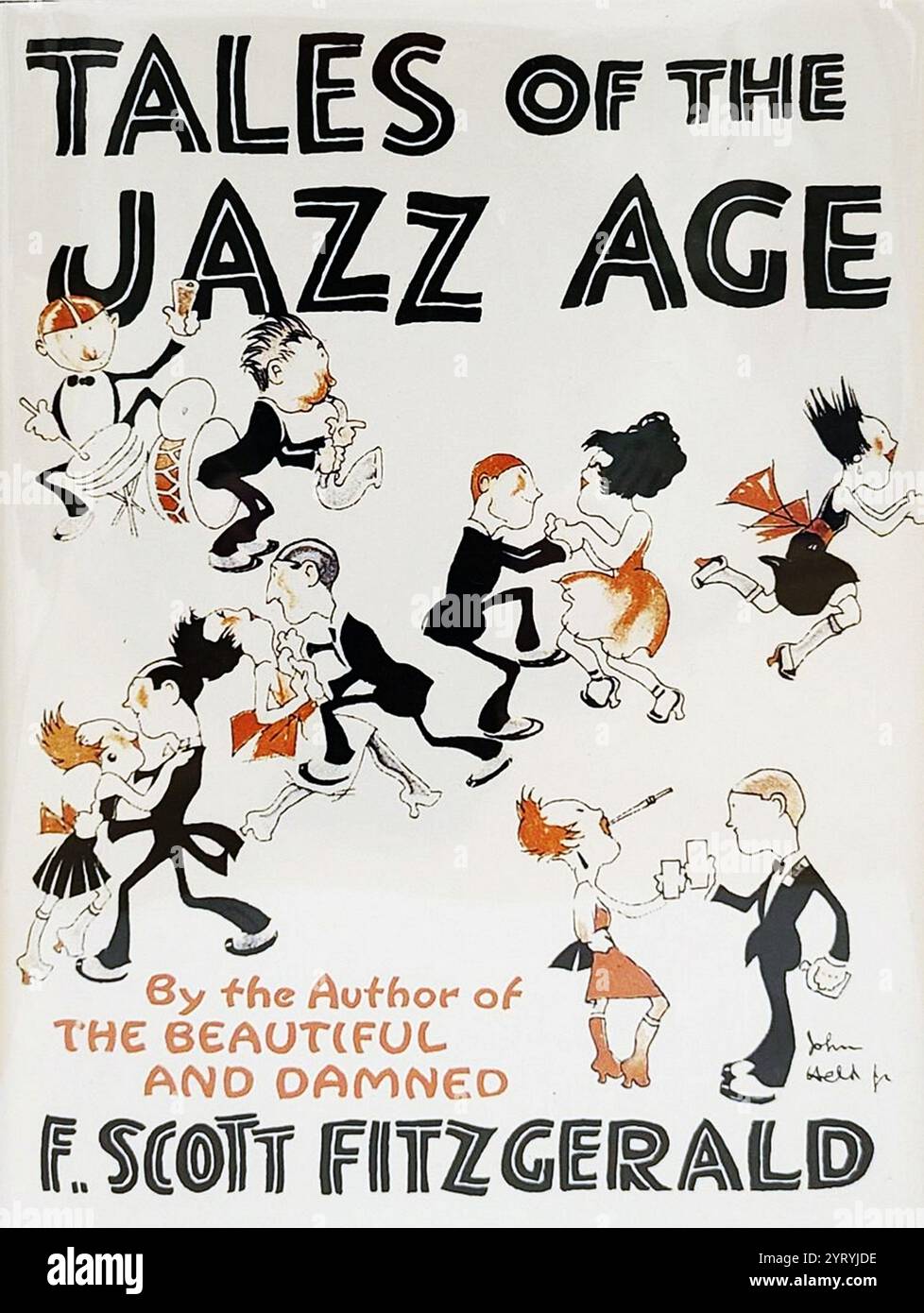 Couverture d'une édition de 1922 du livre de F. Scott Fitzgerald Tales of the Jazz Age Banque D'Images