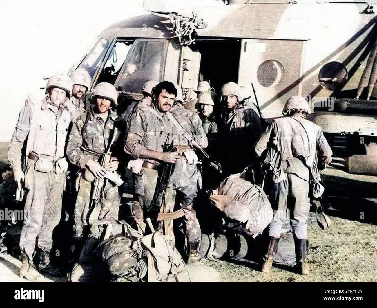 Soviet Spetsnaz KGB Spetsgruppa bâche sac à dos 60 litres URSS-afghan Guerre Banque D'Images