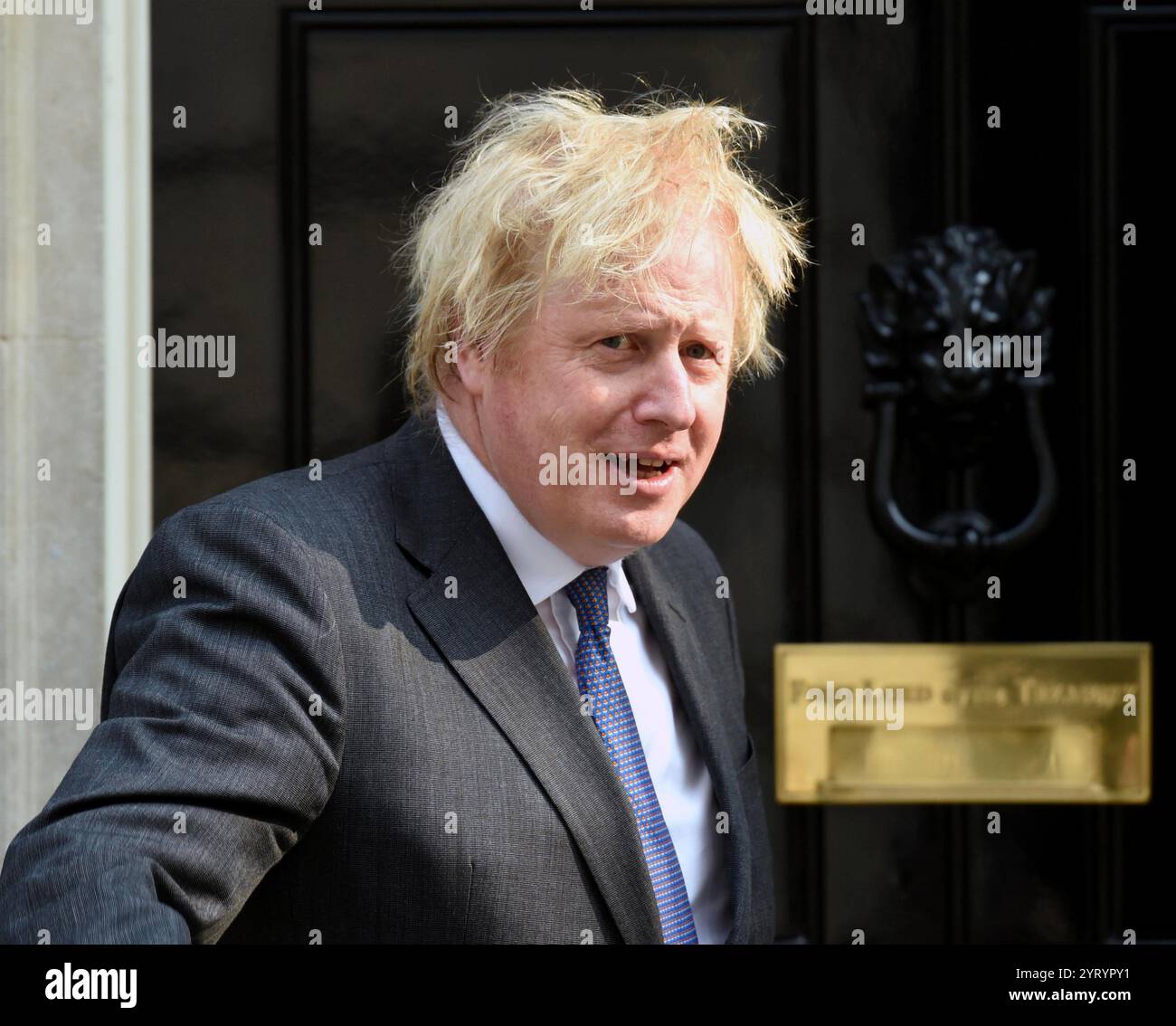 Boris Johnson (né le 19 juin 1964), homme politique britannique premier ministre du Royaume-Uni et chef du Parti conservateur depuis 2019. Il a été ministre des Affaires étrangères de 2016 à 2018 et maire de Londres de 2008 à 2016. 24 juin 2020 Banque D'Images
