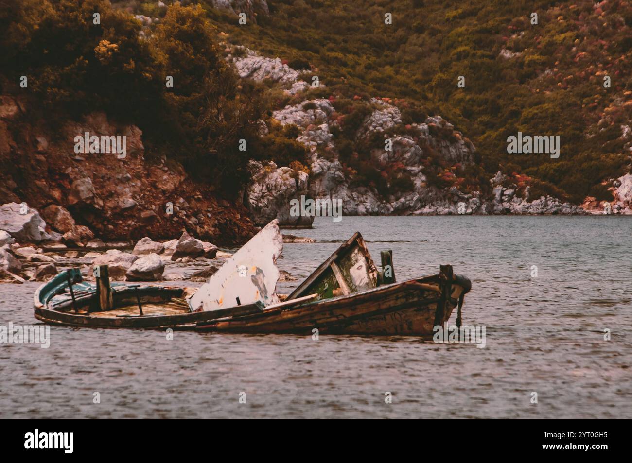 le bateau pourri Banque D'Images