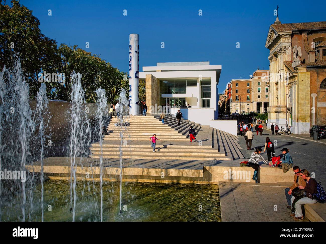 Italie Rome Ara Pacis Augustae 9 B.C. Banque D'Images