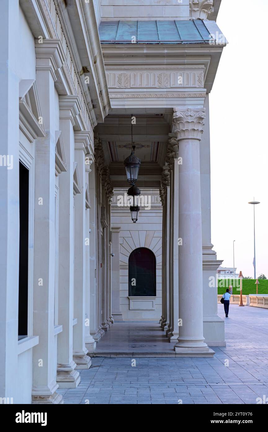 Katara Cultural Village, un complexe culturel et commercial à Doha, Qatar, situé sur la côte est entre West Bay et The Pearl. Banque D'Images