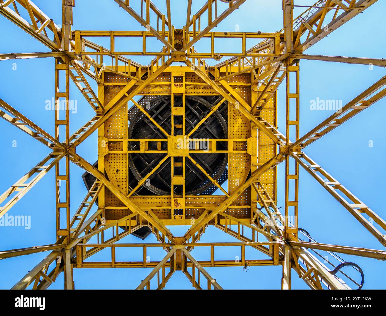 Grue de quai restaurée à Puerto Madero la zone des docklands de Buenos Aires Argentine Banque D'Images