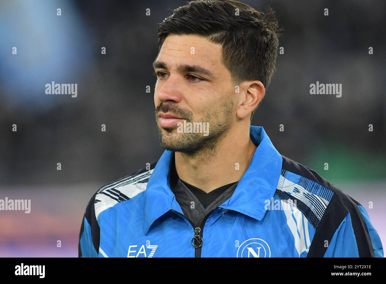 Rome, Latium. 05th Dec, 2024. Giovanni Simeone de la SSC Napoli lors de la manche de coupe d'Italie du 16 match Lazio-Napoli au stade olympique, Italie, le 05 décembre 2024. Crédit : massimo insabato/Alamy Live News Banque D'Images Rome, Latium. 05th Dec, 2024. Giovanni Simeone de la SSC Napoli lors de la manche de coupe d'Italie du 16 match Lazio-Napoli au stade olympique, Italie, le 05 décembre 2024. Crédit : massimo insabato/Alamy Live News Banque D'Images