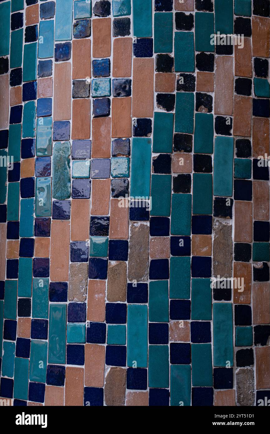 Célèbre bâtiment Blue Bath dans le vieux Tbilissi Banque D'Images