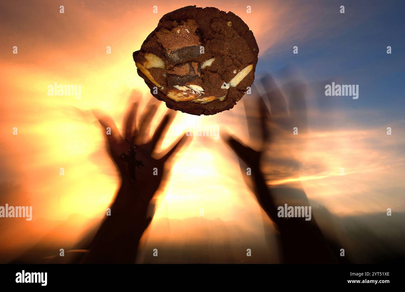 Félicitez l'illustration de la photo Cookie Banque D'Images