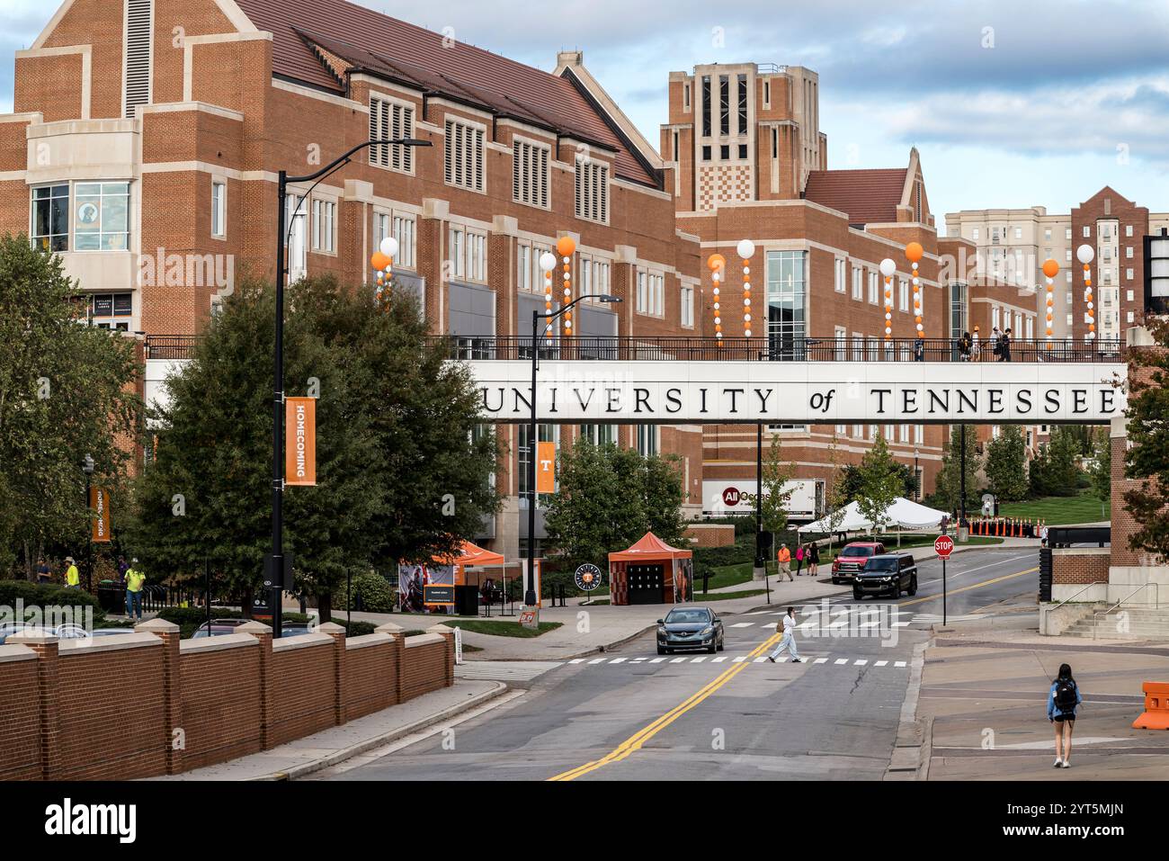 Aperçu du campus de l'Université du Tennessee. Banque D'Images