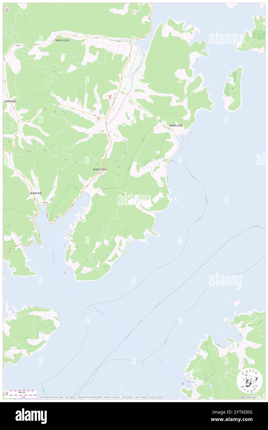 Komine, Amakusa Shi, JP, Japon, Kumamoto, n 32 20' 11'', N 130 11' 40'', carte, Carthascapes carte publiée en 2024. Explorez Cartascapes, une carte qui révèle la diversité des paysages, des cultures et des écosystèmes de la Terre. Voyage à travers le temps et l'espace, découvrir l'interconnexion du passé, du présent et de l'avenir de notre planète. Banque D'Images