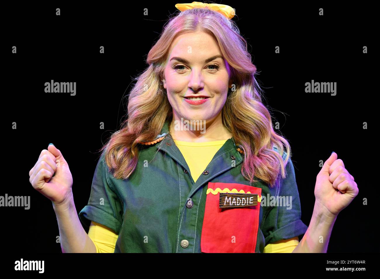 Londres, Royaume-Uni. Maddie Moate. Maddie Moate's très curieux Christmas Photocall, The Apollo Theatre, Shaftesbury Avenue. Crédit : michael melia/Alamy Live News Banque D'Images