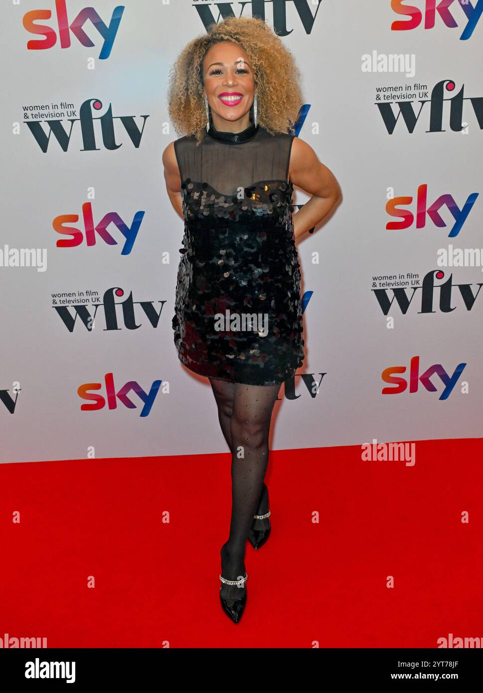 Londres, Royaume-Uni. 06th Dec, 2024. Ria Hebden participe aux Women in film and Television Awards 2024 en partenariat avec Sky au Hilton Park Lane de Londres, au Royaume-Uni. Crédit : LFP/Alamy Live News Banque D'Images