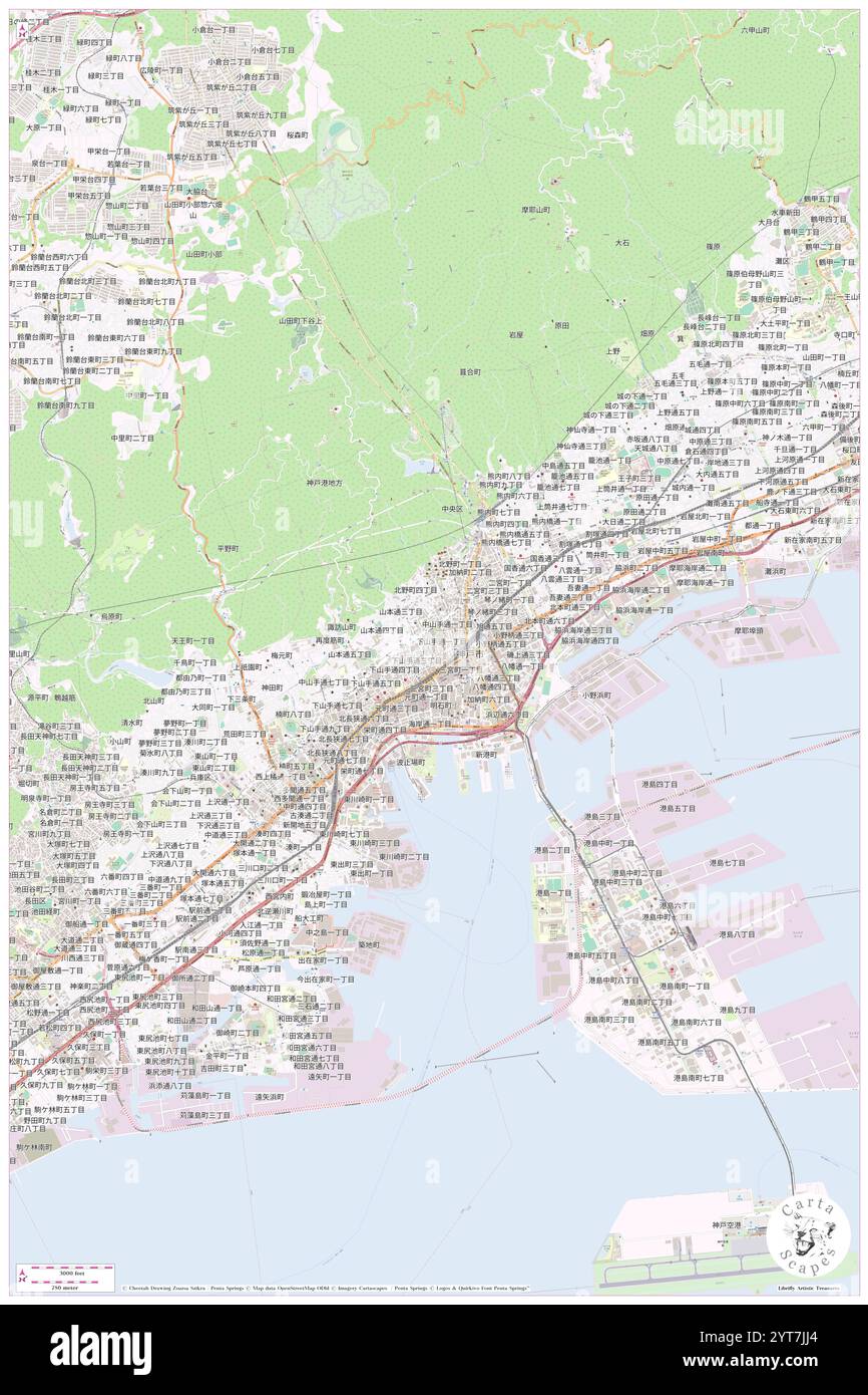 Le B Kobe, K?Be Shi, JP, Japon, Hy?Go, n 34 41' 35'', N 135 11' 24'', carte, Cartascapes carte publiée en 2024. Explorez Cartascapes, une carte qui révèle la diversité des paysages, des cultures et des écosystèmes de la Terre. Voyage à travers le temps et l'espace, découvrir l'interconnexion du passé, du présent et de l'avenir de notre planète. Banque D'Images