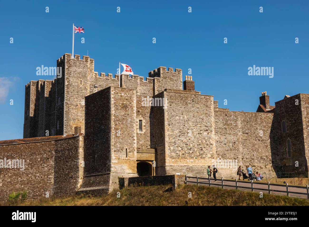 L'Angleterre, Kent, Douvres, le château de Douvres Banque D'Images