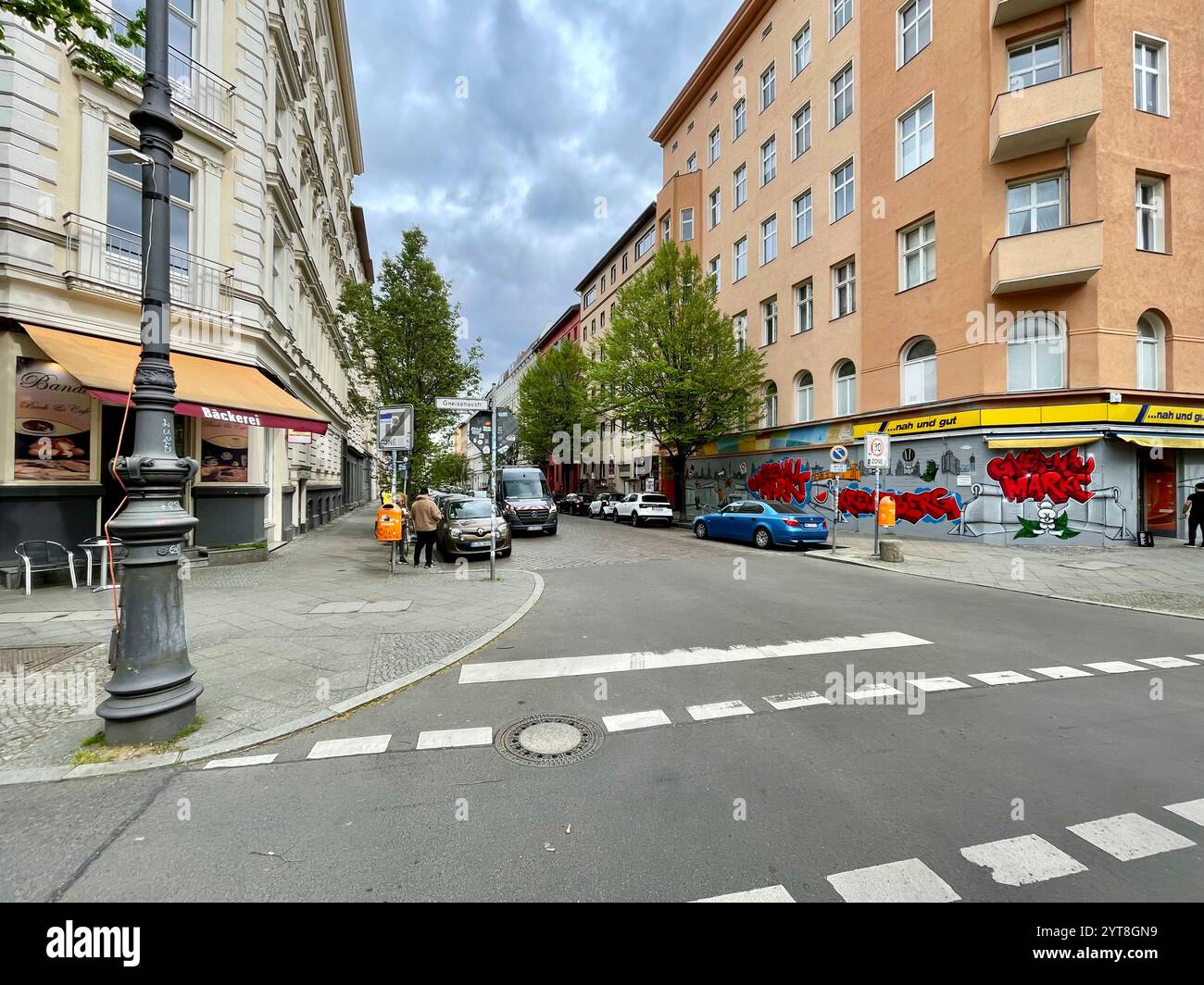 Allemagne, Berlin, scène de rue, Mittenwalder Strasse Banque D'Images