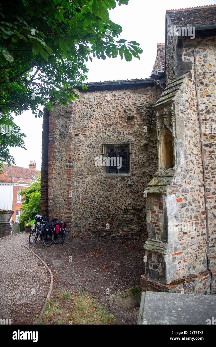 Église historique Saint Martins à Colchester, Angleterre Banque D'Images