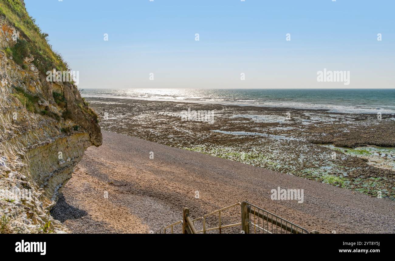 Paysage côtier autour de Saint Léonard, commune du département de la Seine-maritime en région Normandie dans le nord de la France Banque D'Images