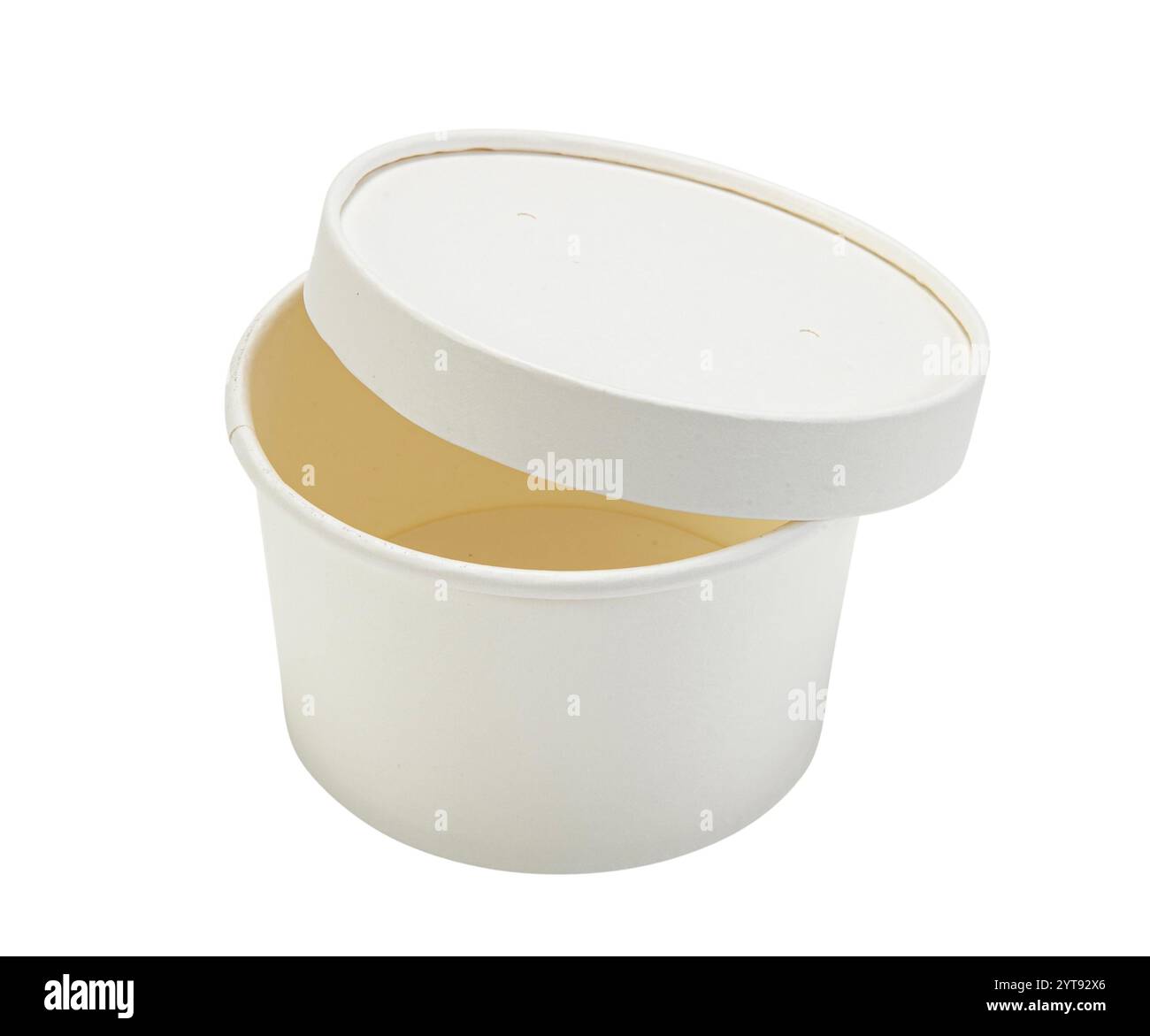 Gobelet en papier rempli Banque D'Images