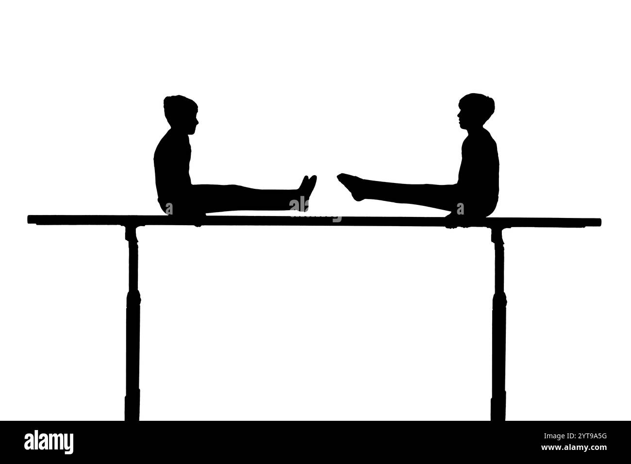 Symbole Barrenturner comme une silhouette en noir / blanc Banque D'Images