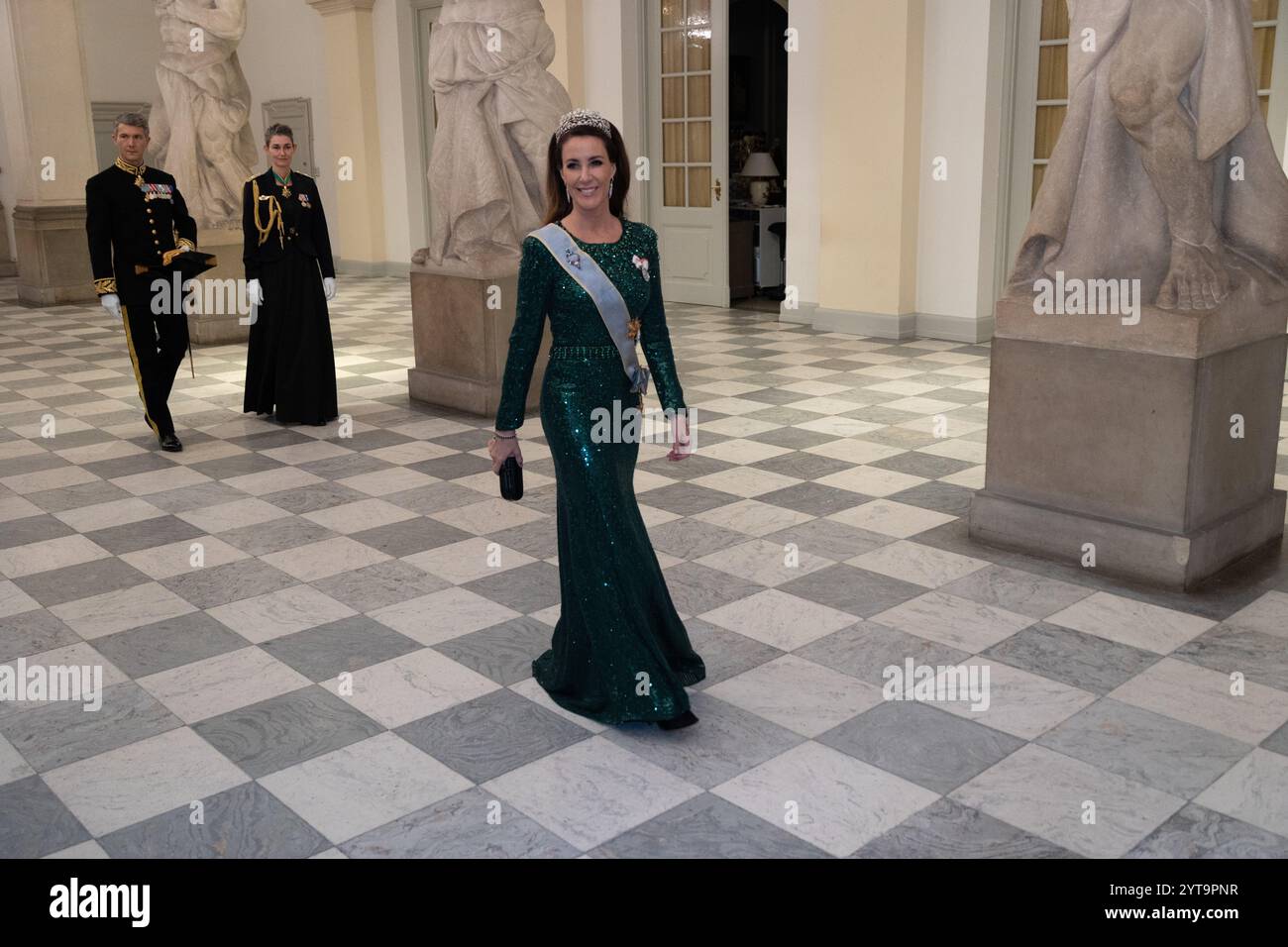 Copenhague, Copenhague, Danemark. 6 décembre 2024. La princesse Marie arrive au banquet d’État au Palais de Christiansborg alors que le roi Frederik X et la reine Marie du Danemark accueillent le président égyptien Abdel Fatah al-Sissi lors de sa visite d’État au Danemark le vendredi 6 décembre 2024 (image crédit : © Kristian Tuxen Ladegaard Berg/ZUMA Press Wire) USAGE ÉDITORIAL SEULEMENT! Non destiné à UN USAGE commercial ! Crédit : ZUMA Press, Inc/Alamy Live News Banque D'Images