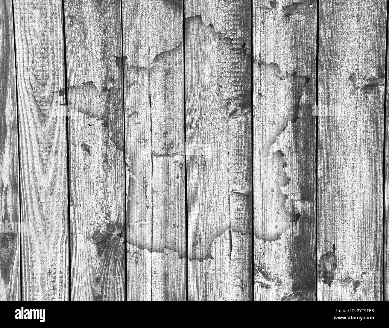 Carte de France sur texture Banque D'Images