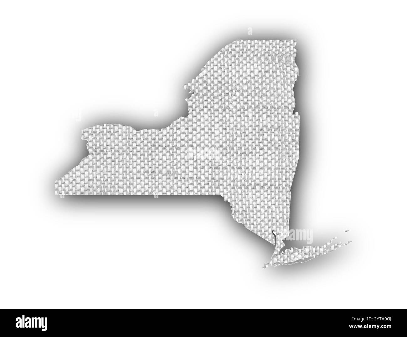 Plan de New York, le vieux linge de maison Banque D'Images