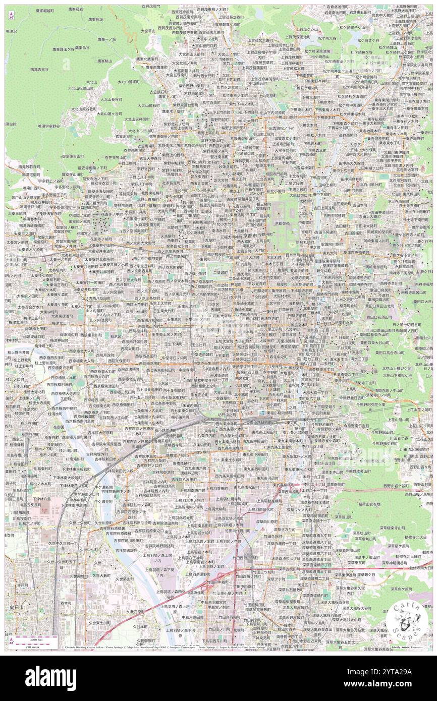 Shijoomiya-eki, Ky?to-shi, JP, Japon, Kyoto, n 35 0' 11'', N 135 44' 53'', carte, Carthascapes carte publiée en 2024. Explorez Cartascapes, une carte qui révèle la diversité des paysages, des cultures et des écosystèmes de la Terre. Voyage à travers le temps et l'espace, découvrir l'interconnexion du passé, du présent et de l'avenir de notre planète. Banque D'Images