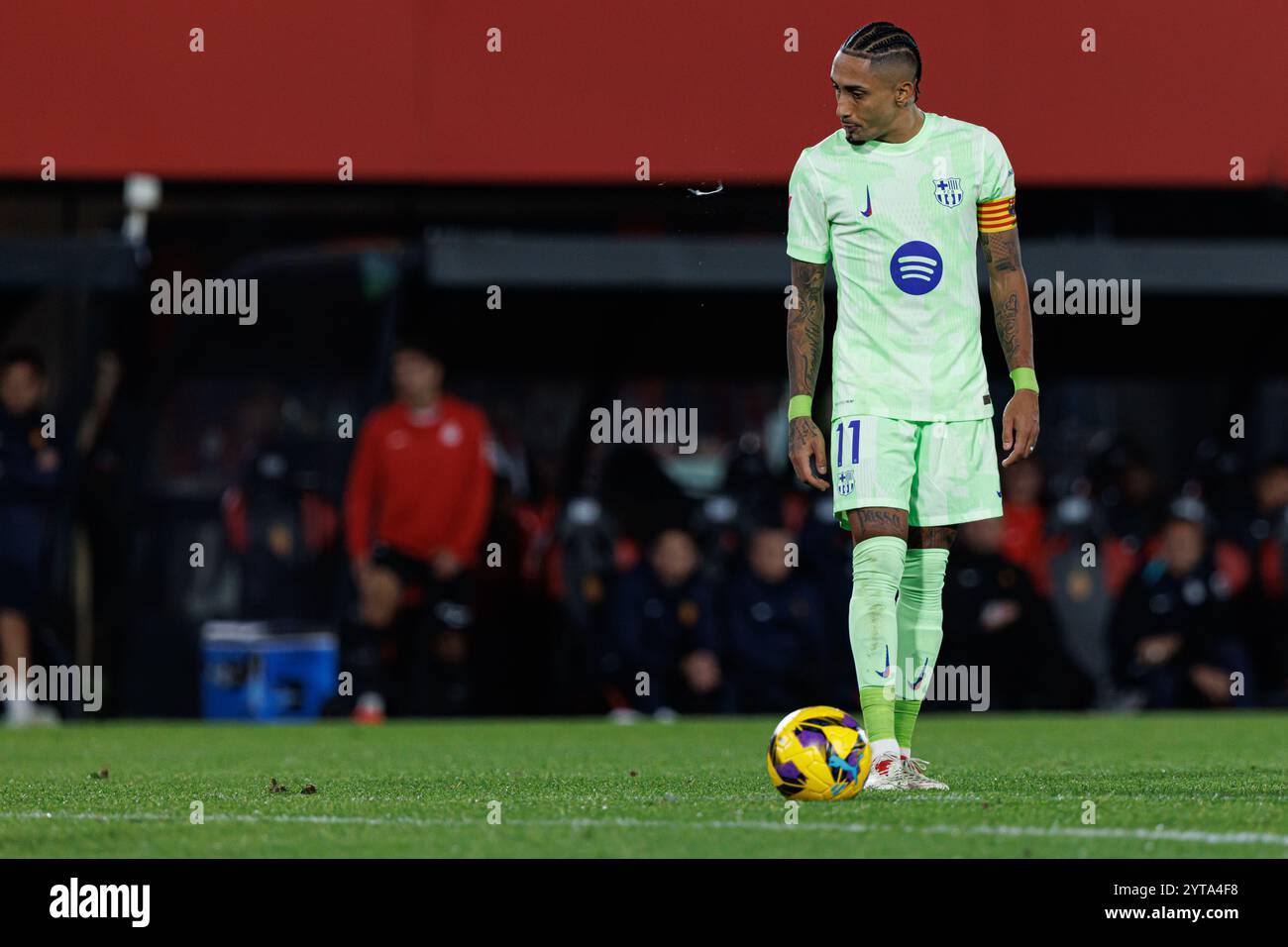 Raphinha vu pendant le match SPORTIF LaLiga EA entre les équipes du RCD Mallorca et du FC Barcelone (Maciej Rogowski) Banque D'Images