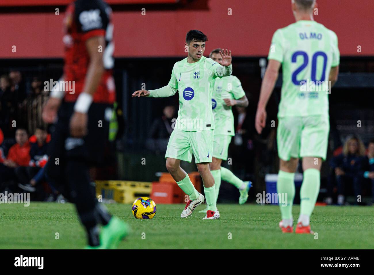 Pedri vu pendant le match SPORTIF LaLiga EA entre les équipes du RCD Mallorca et du FC Barcelone (Maciej Rogowski) Banque D'Images