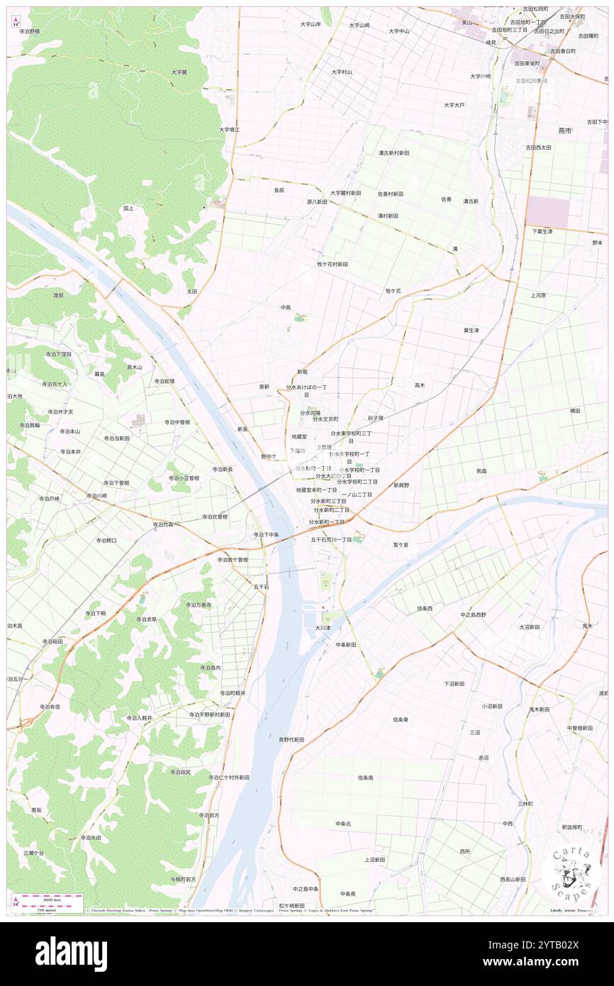 Bunsui-eki, Tsubame Shi, JP, Japon, Niigata, n 37 37' 45'', N 138 50' 21'', carte, Cartascapes carte publiée en 2024. Explorez Cartascapes, une carte qui révèle la diversité des paysages, des cultures et des écosystèmes de la Terre. Voyage à travers le temps et l'espace, découvrir l'interconnexion du passé, du présent et de l'avenir de notre planète. Banque D'Images