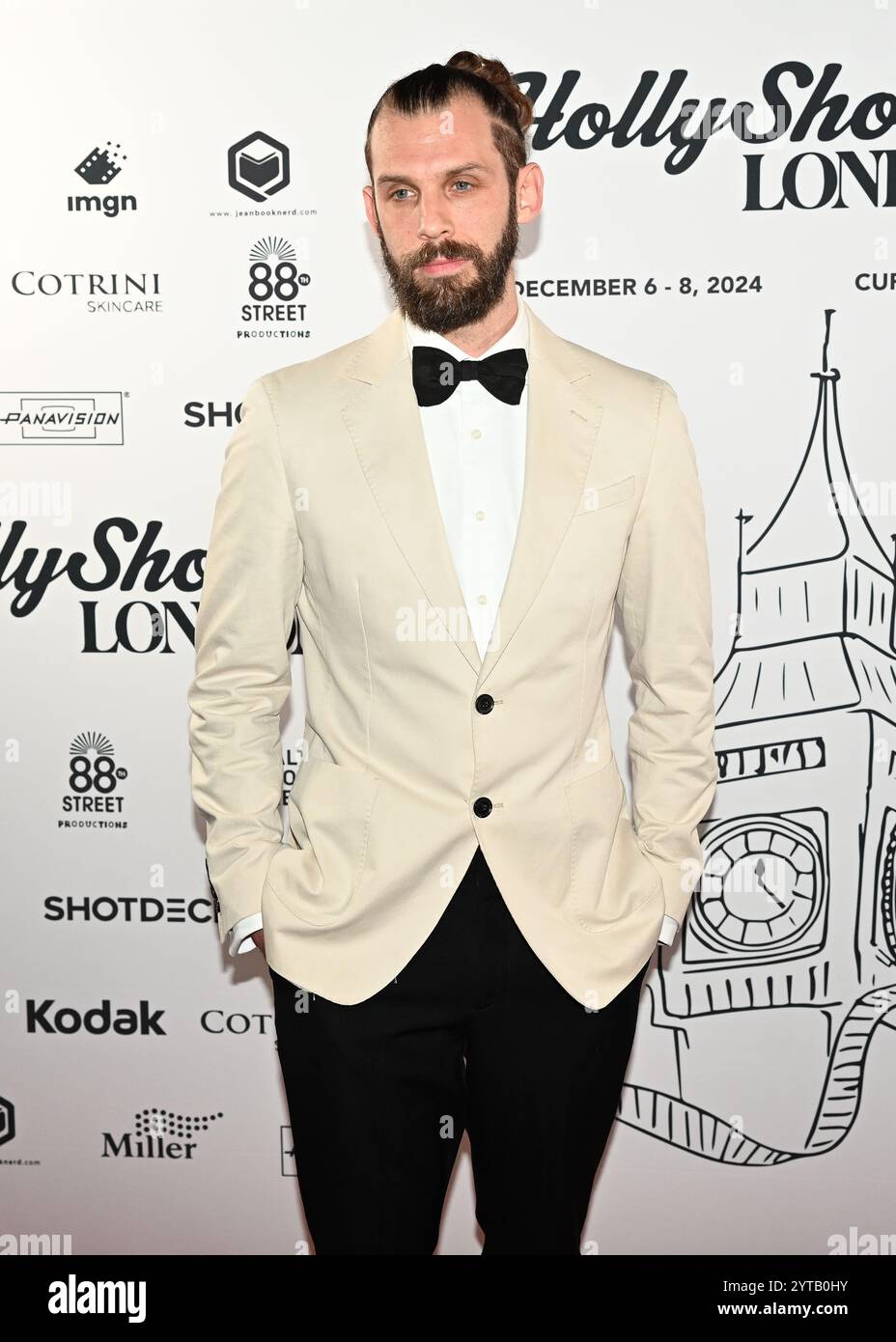 LONDRES, ANGLETERRE : 6 décembre 2024 : Chris Overton a assisté au Festival du film de LONDRES 'HollyShorts' - célébrant les lauréats et nominés des British Academy Awards à Beaufort House, Chelsea, Londres, Royaume-Uni. (Photo de 李世惠/See Li/Picture Capital) Banque D'Images