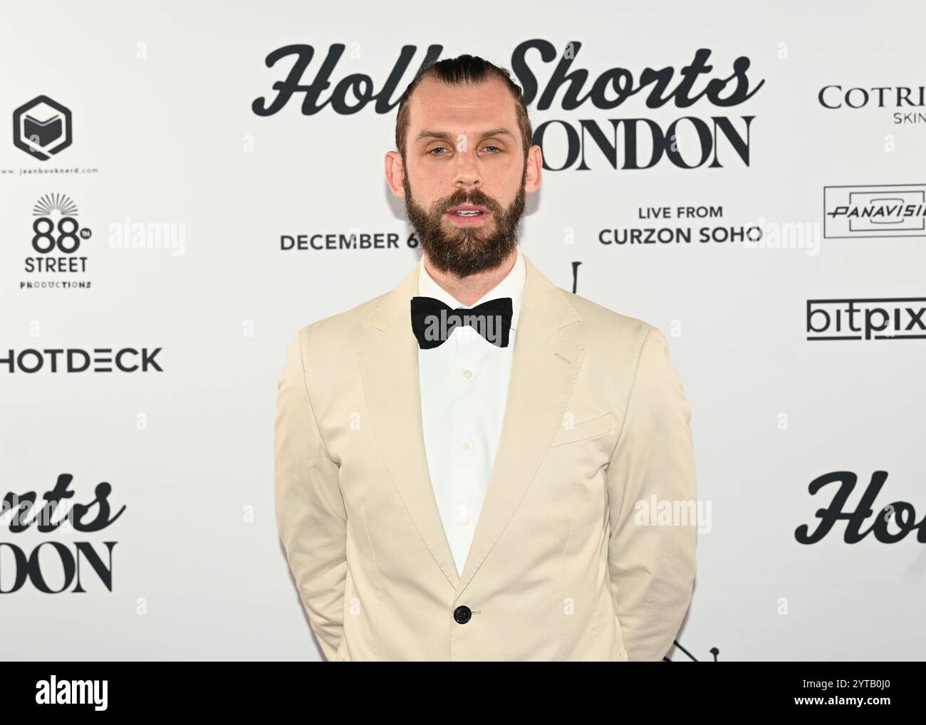 LONDRES, ANGLETERRE : 6 décembre 2024 : Chris Overton a assisté au Festival du film de LONDRES 'HollyShorts' - célébrant les lauréats et nominés des British Academy Awards à Beaufort House, Chelsea, Londres, Royaume-Uni. (Photo de 李世惠/See Li/Picture Capital) Banque D'Images