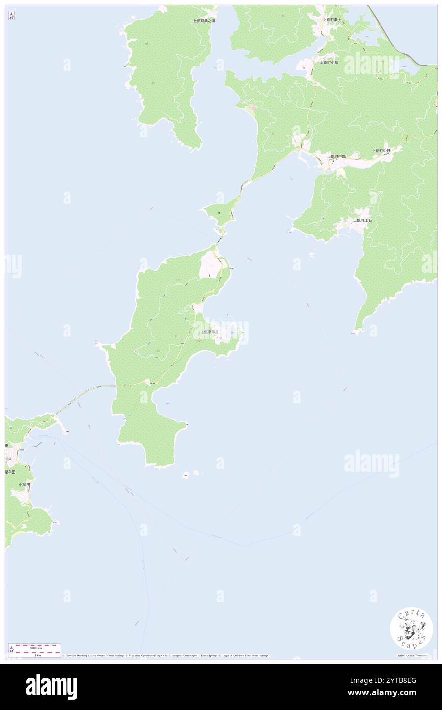 Kamikoshikicho-taira, Satsumasendai Shi, JP, Japon, Kagoshima, n 31 48' 5'', N 129 50' 25'', carte, Cartascapes carte publiée en 2024. Explorez Cartascapes, une carte qui révèle la diversité des paysages, des cultures et des écosystèmes de la Terre. Voyage à travers le temps et l'espace, découvrir l'interconnexion du passé, du présent et de l'avenir de notre planète. Banque D'Images