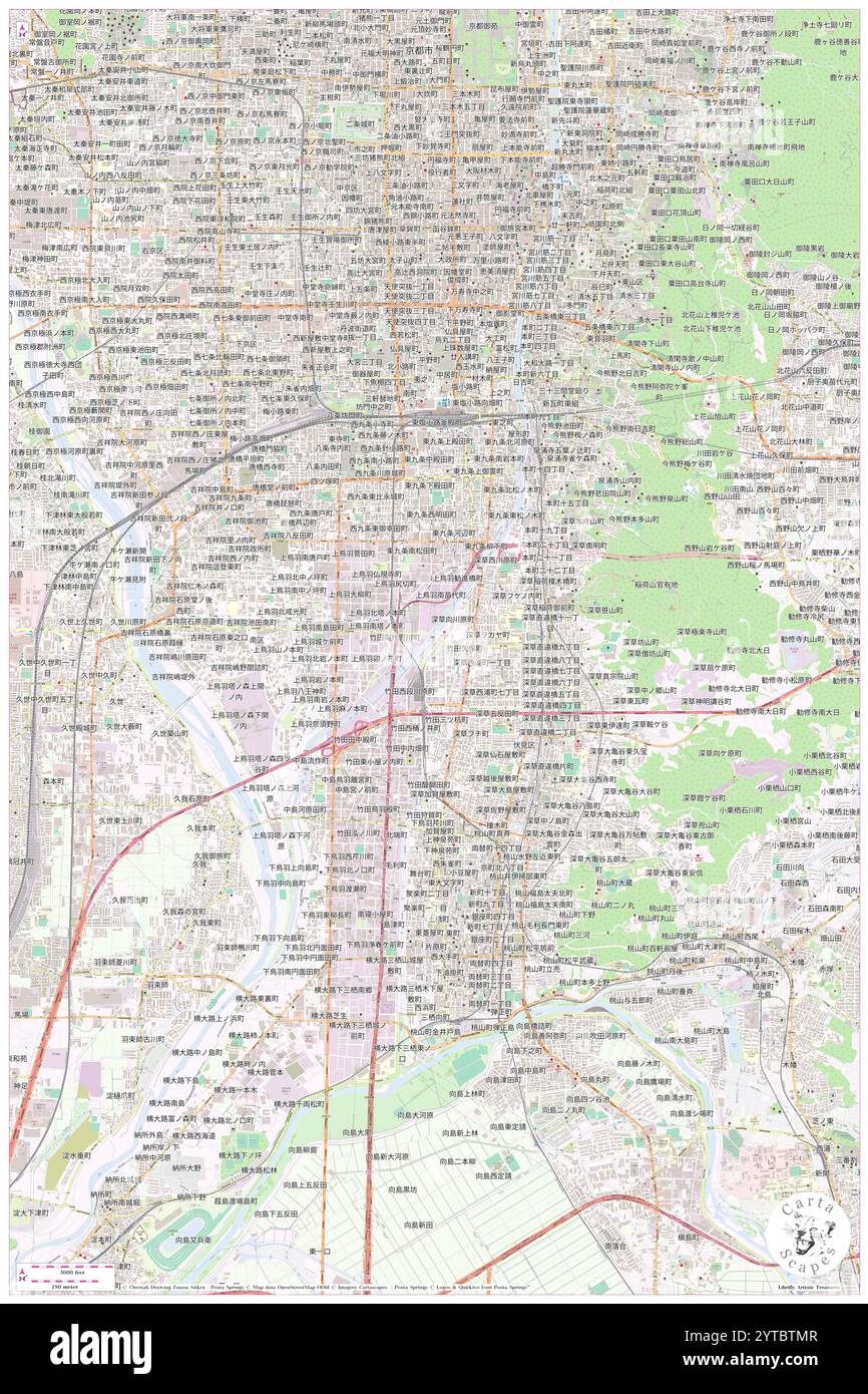 Kuinabashi-eki, Ky?to-shi, JP, Japon, Kyoto, n 34 57' 45'', N 135 45' 26'', carte, Cartascapes carte publiée en 2024. Explorez Cartascapes, une carte qui révèle la diversité des paysages, des cultures et des écosystèmes de la Terre. Voyage à travers le temps et l'espace, découvrir l'interconnexion du passé, du présent et de l'avenir de notre planète. Banque D'Images