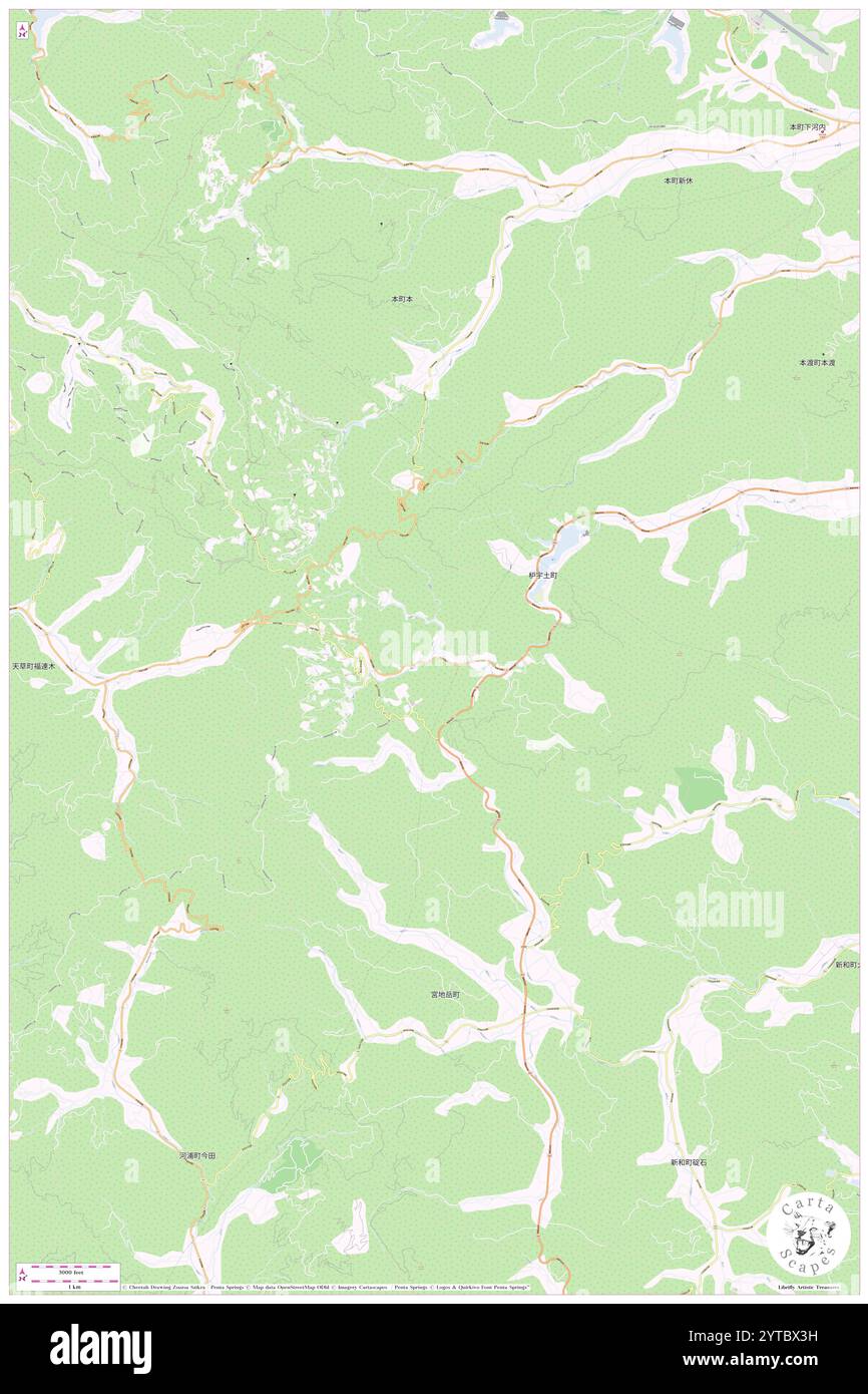 Terao Gawa, , JP, Japon, Kumamoto, n 32 25' 11'', N 130 7' 1'', carte, Cartascapes carte publiée en 2024. Explorez Cartascapes, une carte qui révèle la diversité des paysages, des cultures et des écosystèmes de la Terre. Voyage à travers le temps et l'espace, découvrir l'interconnexion du passé, du présent et de l'avenir de notre planète. Banque D'Images