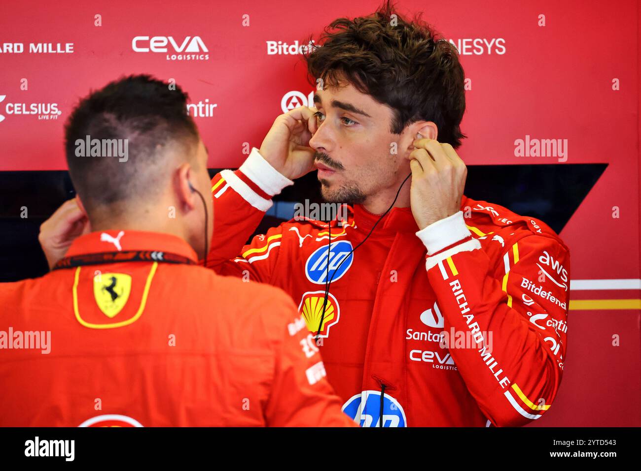 Abu Dhabi, Abu Dhabi. 07 décembre 2024. Charles Leclerc (mon) Ferrari. 07.12.2024. Championnat du monde de formule 1, Rd 24, Abu Dhabi Grand Prix, circuit Yas Marina, Abu Dhabi, Journée de qualification. Le crédit photo devrait se lire : XPB/Alamy Live News. Banque D'Images