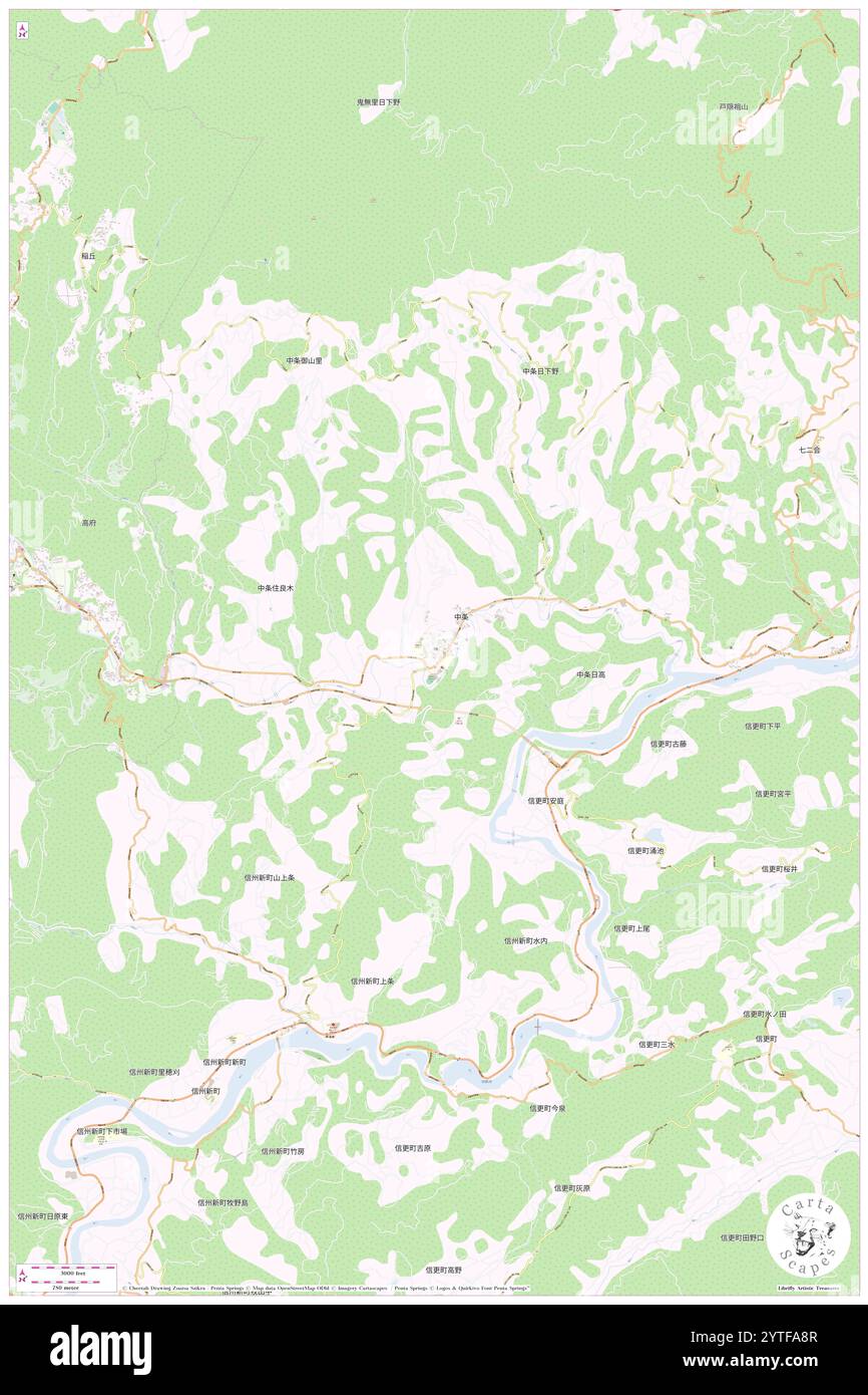 Nakajo, Nagano Shi, JP, Japon, Nagano, n 36 36' 30'', N 138 1' 59'', carte, Cartascapes carte publiée en 2024. Explorez Cartascapes, une carte qui révèle la diversité des paysages, des cultures et des écosystèmes de la Terre. Voyage à travers le temps et l'espace, découvrir l'interconnexion du passé, du présent et de l'avenir de notre planète. Banque D'Images