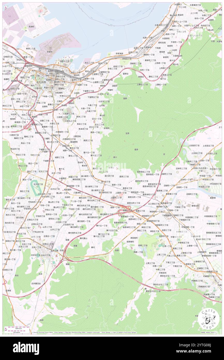 Abeyama, Kitakyushu-shi, JP, Japon, Fukuoka, n 33 51' 0'', N 130 54' 26'', carte, Cartascapes carte publiée en 2024. Explorez Cartascapes, une carte qui révèle la diversité des paysages, des cultures et des écosystèmes de la Terre. Voyage à travers le temps et l'espace, découvrir l'interconnexion du passé, du présent et de l'avenir de notre planète. Banque D'Images