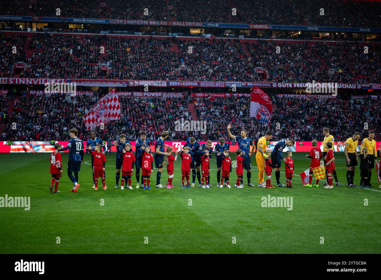 Startelf Heidenheim, GER, FC Bayern Muenchen vs. 1. FC Heidenheim, Fussball, Bundesliga, 13. Spieltag, Spielzeit 2024/2025, 07.12.2024, LA RÉGLEMENTATION DFL/DFB INTERDIT TOUTE UTILISATION DE PHOTOGRAPHIES COMME SÉQUENCES D'IMAGES ET/OU QUASI-VIDÉO, Eibner-Pressefoto/Sascha Walther Banque D'Images