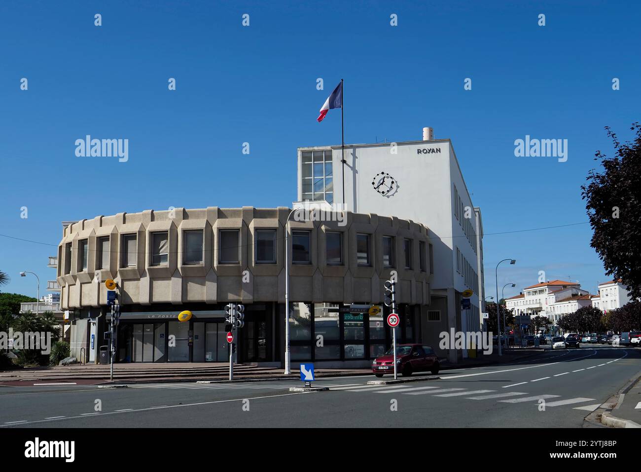 Bureau de poste, Royan, Côte de beauté, Nouvelle-Aquitaine, France, Europe Banque D'Images