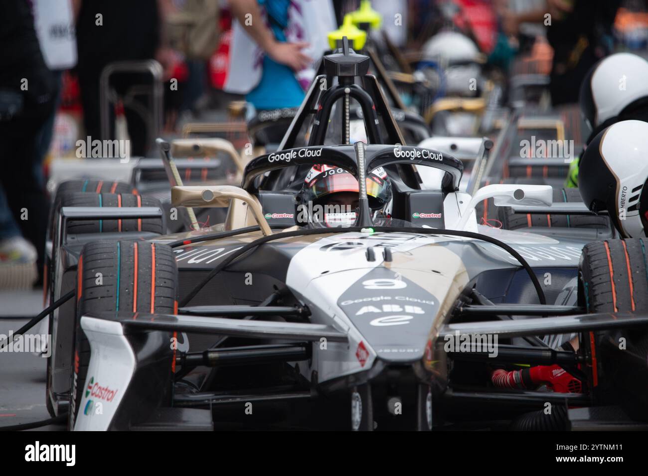 São Paulo, Brésil. 7 décembre 2024. Mitch Evans de Jaguar TCS Racing lors de l'E-Prix de São Paulo 2024. Banque D'Images