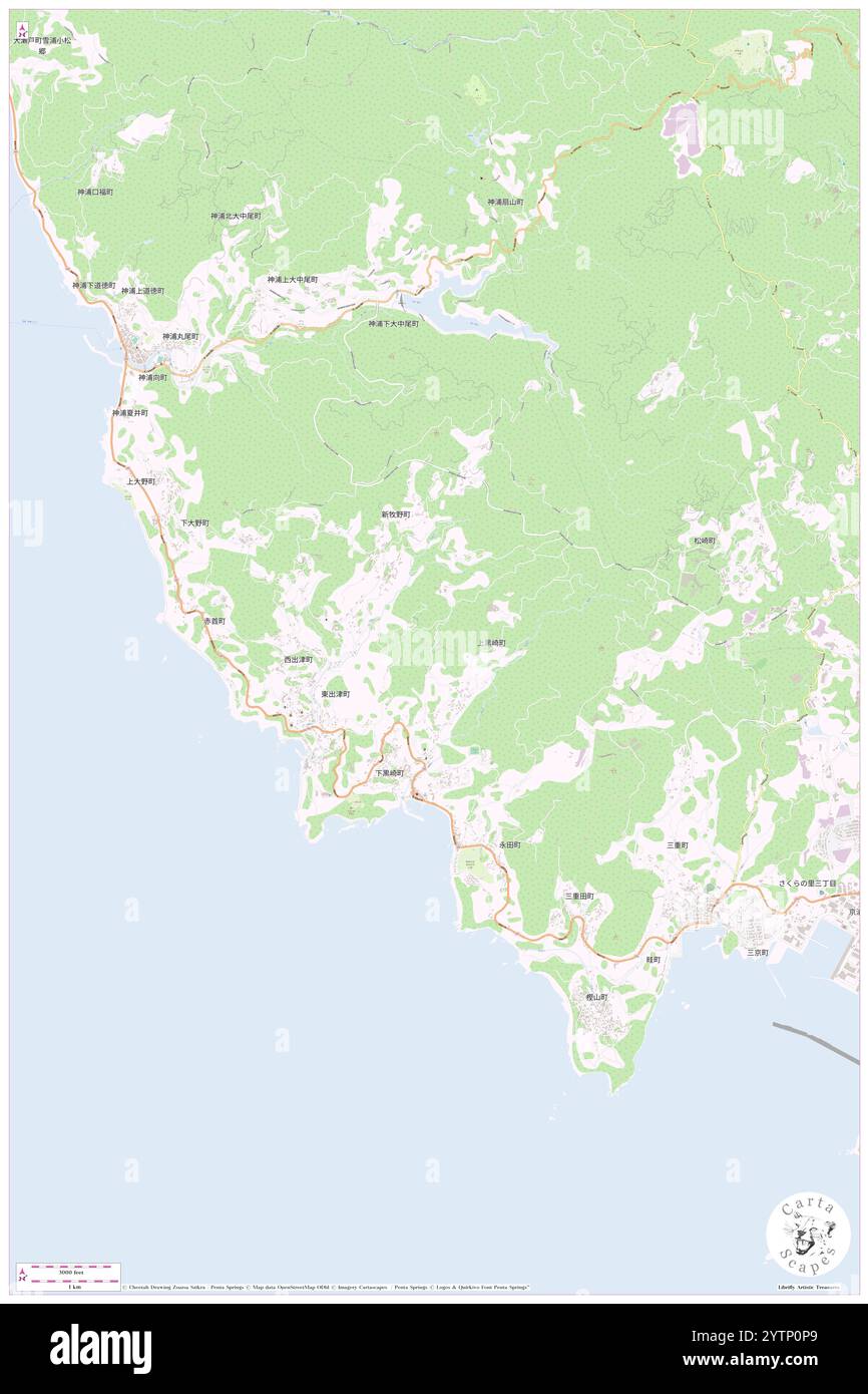 Kami-kurosaki, Nagasaki-shi, JP, Japon, Nagasaki, n 32 51' 0'', N 129 43' 0'', carte, Cartascapes carte publiée en 2024. Explorez Cartascapes, une carte qui révèle la diversité des paysages, des cultures et des écosystèmes de la Terre. Voyage à travers le temps et l'espace, découvrir l'interconnexion du passé, du présent et de l'avenir de notre planète. Banque D'Images