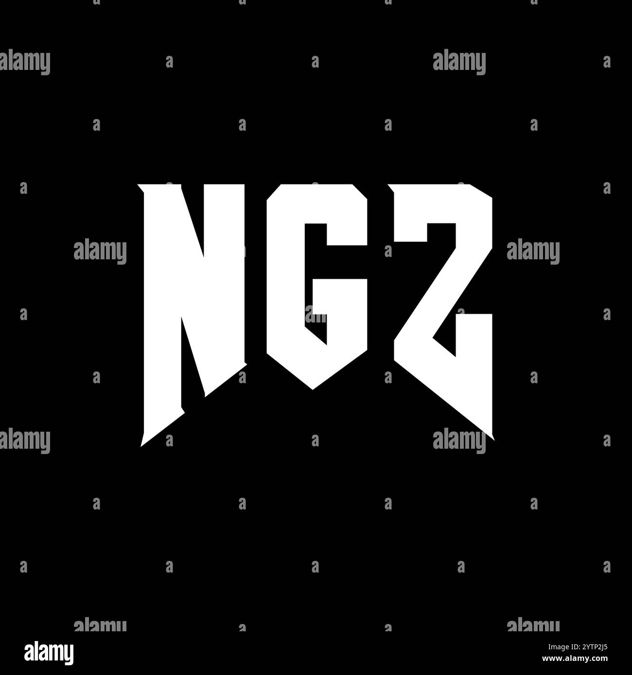 Logo de la technologie ngz Banque de photographies et d’images à haute ...