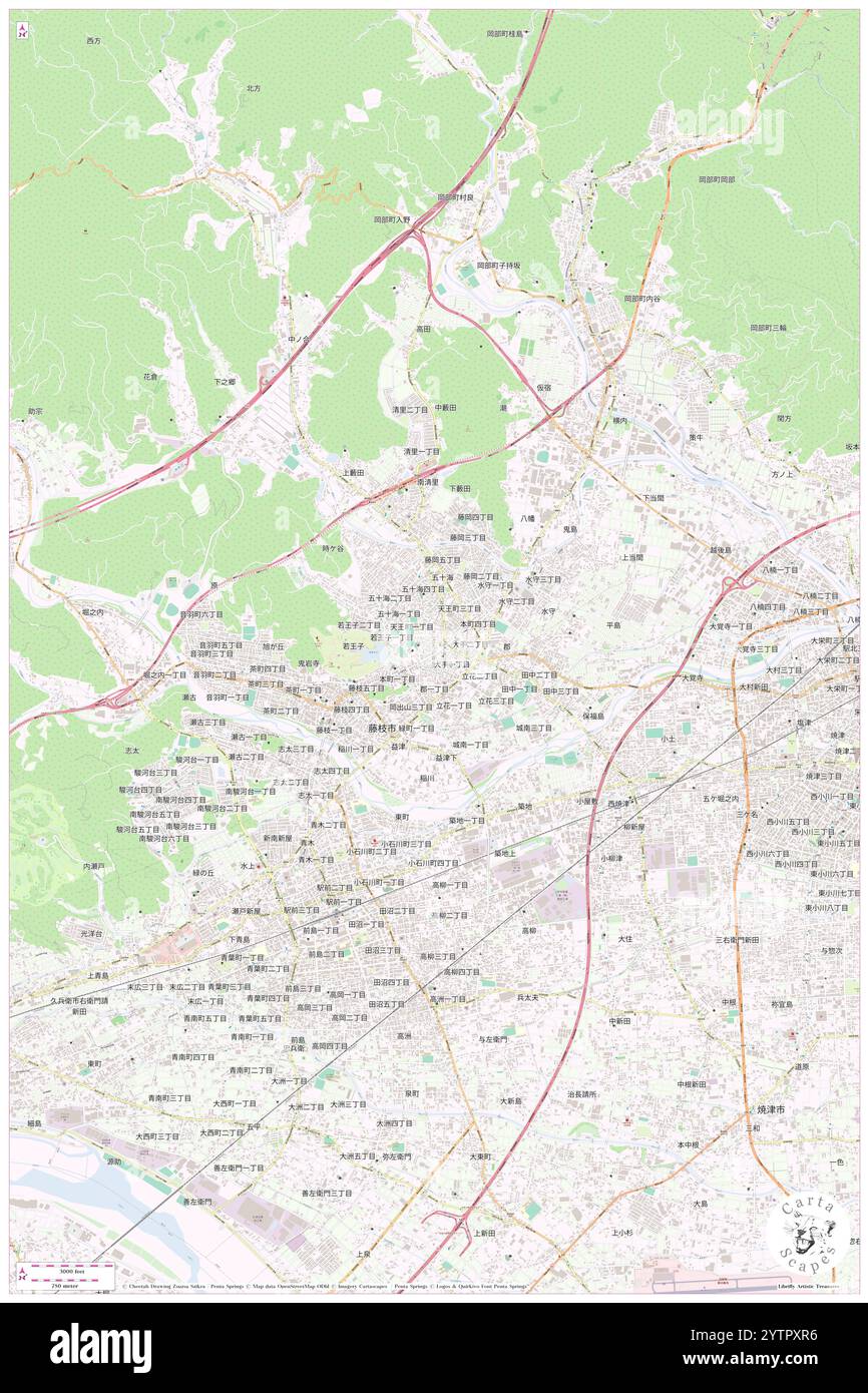 Hommachi, Fujieda Shi, JP, Japon, Shizuoka, n 34 52' 29'', N 138 15' 50'', carte, Cartascapes carte publiée en 2024. Explorez Cartascapes, une carte qui révèle la diversité des paysages, des cultures et des écosystèmes de la Terre. Voyage à travers le temps et l'espace, découvrir l'interconnexion du passé, du présent et de l'avenir de notre planète. Banque D'Images