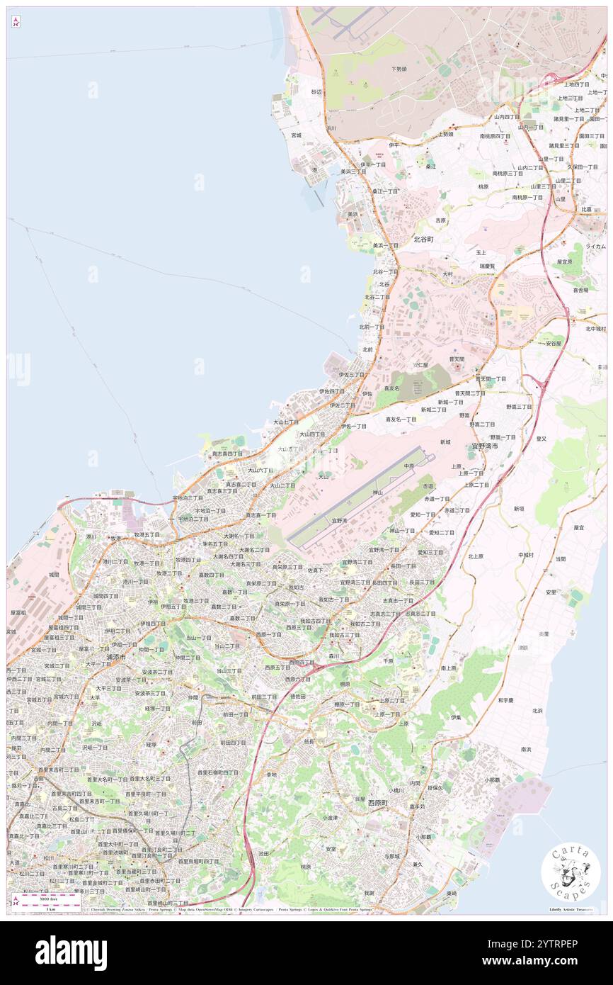 Oyama, Ginowan Shi, JP, Japon, Okinawa, n 26 16' 45'', N 127 44' 54'', carte, Cartascapes carte publiée en 2024. Explorez Cartascapes, une carte qui révèle la diversité des paysages, des cultures et des écosystèmes de la Terre. Voyage à travers le temps et l'espace, découvrir l'interconnexion du passé, du présent et de l'avenir de notre planète. Banque D'Images