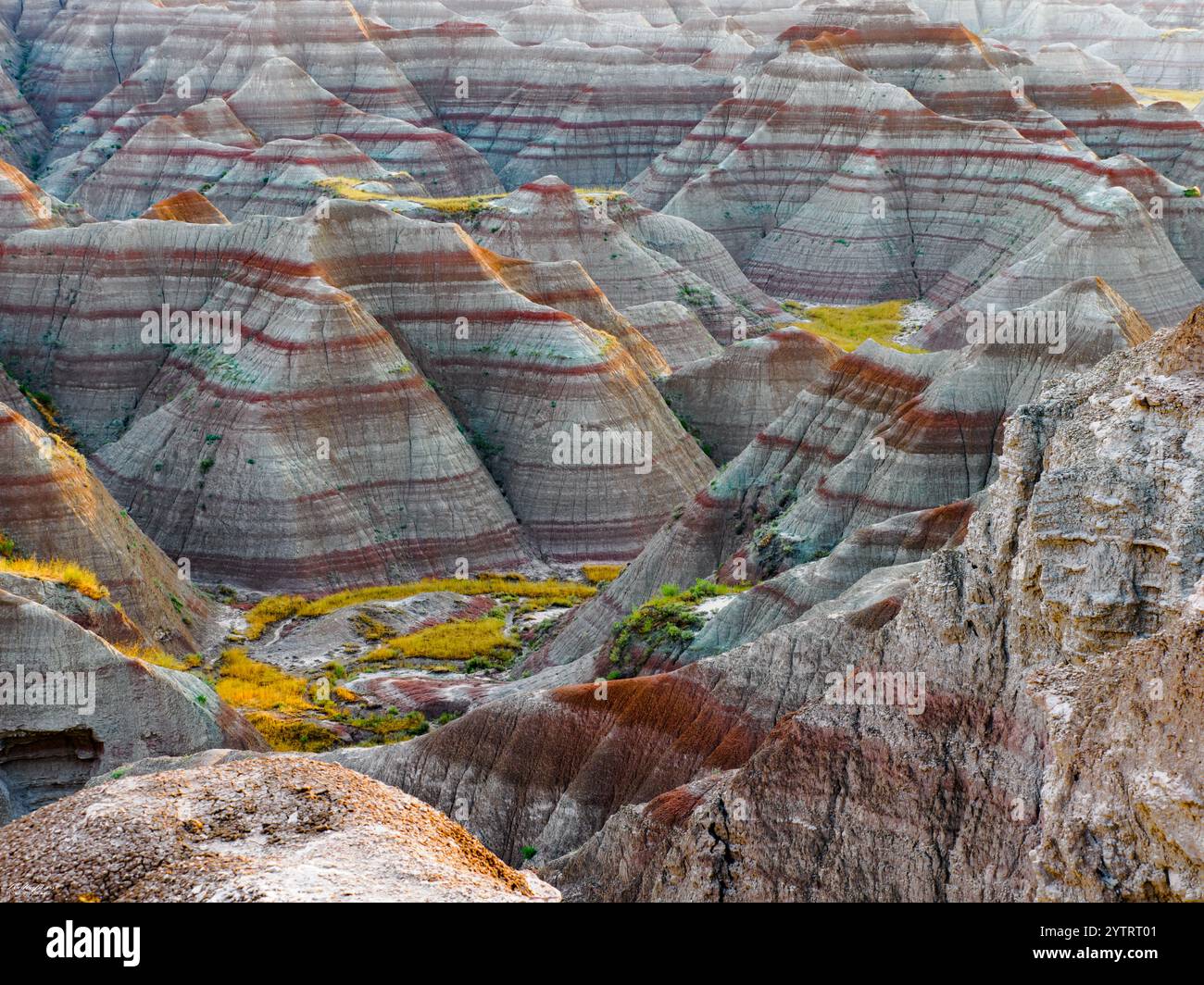 Buttes@Badlands Banque D'Images