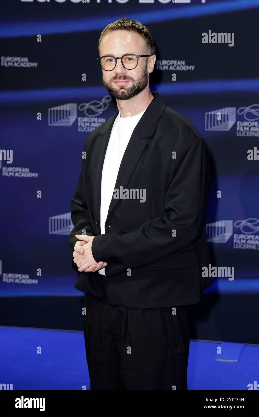 Andrey Gnyot BEI der Verleihung des 37. Europäischen Filmpreises 2024 im Kultur- und Kongresszentrum Luzern. Luzern, 07.12.2024 Banque D'Images