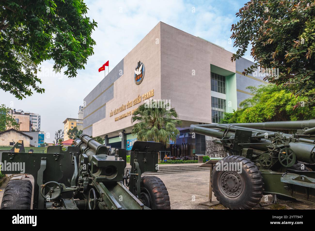 2 décembre 2024 : le Musée des restes de guerre, un musée à Ho Chi Minh-ville, Saigon, Vietnam, contient des expositions relatives à la première guerre d'Indochine et à la th Banque D'Images